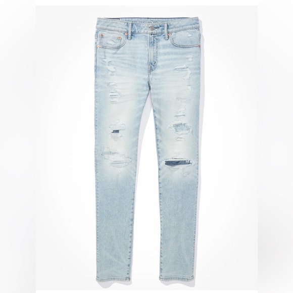 American Eagle Outfitters Other - American Eagle Outfitters airsoft+ Athletic Skinny Jeans Distressed w28 L28